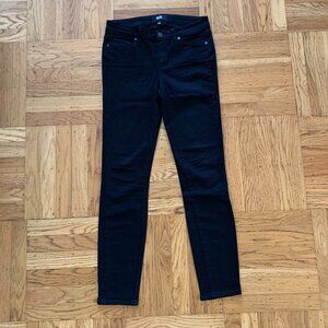 Paige Verdugo Ankle Skinny Jeans (Black) - 27